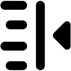 Indent Right Icon from Micro Solid Set