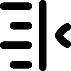 Indent Right Icon from Flex Solid Set