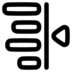 Indent Right Icon from Plump Line Set