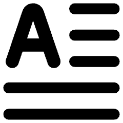 Initial Letter Icon from Core Remix Set