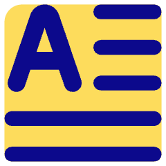 Initial Letter Icon from Core Pop Set
