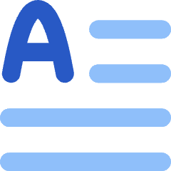 Initial Letter Icon from Flex Flat Set