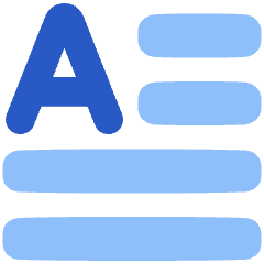 Initial Letter Icon from Plump Flat Set