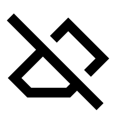 Ink Eraser Off Icon from Sharp Line - Streamline Material Set