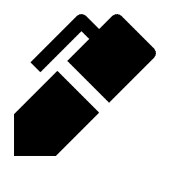 Ink Pen Fill Icon from Outlined Fill - Streamline Material Set