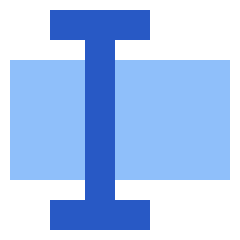 Input Box Icon from Sharp Flat Set