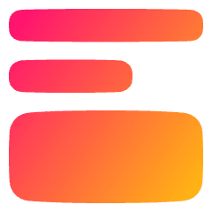 Insert Bottom Icon from Plump Gradient Set