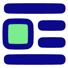 Insert Center Left 1 Icon from Plump Pop Set