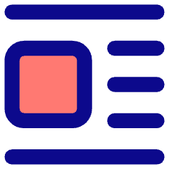 Insert Center Left 1 Icon from Core Pop Set