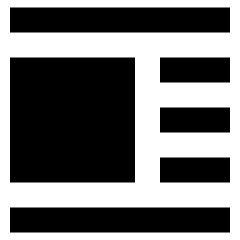 Insert Center Left 1 Icon from Sharp Remix Set