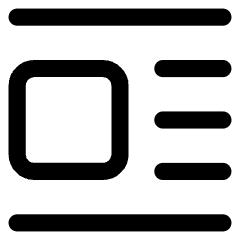 Insert Center Left 1 Icon from Core Line Set