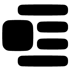 Insert Center Left 2 Icon from Plump Solid Set