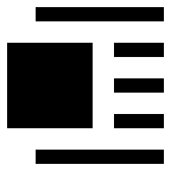 Insert Center Left 2 Icon from Sharp Solid Set