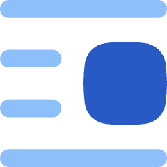 Insert Center Right 1 Icon from Flex Flat Set