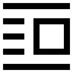 Insert Center Right 1 Icon from Sharp Line Set