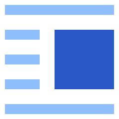 Insert Center Right 1 Icon from Sharp Flat Set