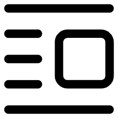 Insert Center Right 1 Icon from Core Line Set