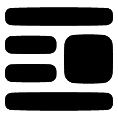 Insert Center Right 1 Icon from Plump Solid Set