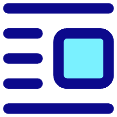 Insert Center Right 1 Icon from Core Pop Set