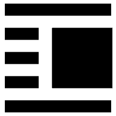 Insert Center Right 1 Icon from Sharp Remix Set