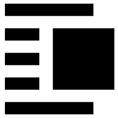 Insert Center Right 2 Icon from Sharp Remix Set