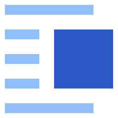 Insert Center Right 2 Icon from Sharp Flat Set