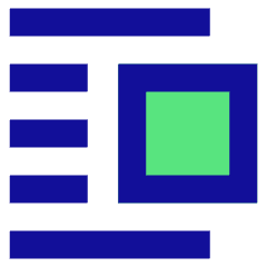Insert Center Right 2 Icon from Sharp Pop Set