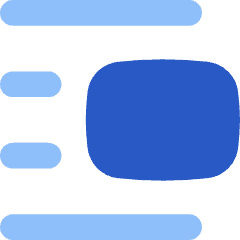Insert Center Right 2 Icon from Flex Flat Set