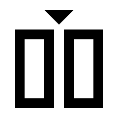 Insert Column Icon from Sharp Line - Material Pro Set