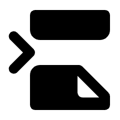 Insert Page Fill Icon from Rounded Fill - Streamline Material Set