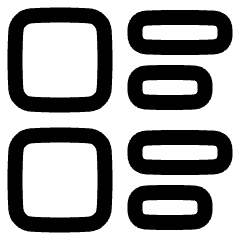 Insert Side Icon from Plump Line Set