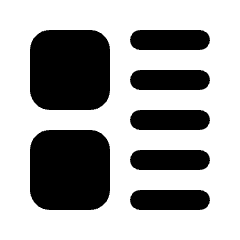 Insert Side Fill Icon from Rounded Fill - Material Pro Set