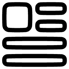 Insert Top Left Icon from Plump Line Set