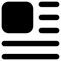 Insert Top Left Icon from Core Remix Set