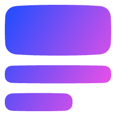 Insert Top Icon from Plump Gradient Set