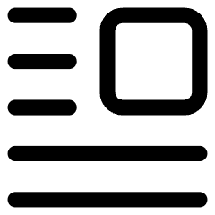 Insert Top Right Icon from Core Line Set