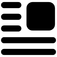 Insert Top Right Icon from Core Solid Set
