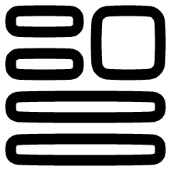 Insert Top Right Icon from Plump Line Set