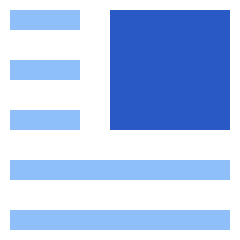 Insert Top Right Icon from Sharp Flat Set