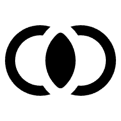 Join Inner Fill Icon from Rounded Fill - Streamline Material Set