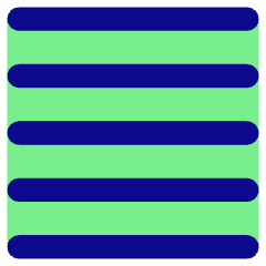 Justified Alignment Icon from Core Pop Set