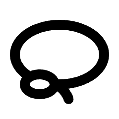 Lasso Tool Icon from Rounded Line - Streamline Material Set