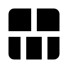 Layout Window 10 Fill Icon from Rounded Fill - Streamline Material Set
