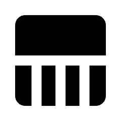 Layout Window 12 Fill Icon from Rounded Fill - Material Pro Set
