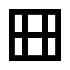 Layout Window 14 Icon from Sharp Line - Streamline Material Set