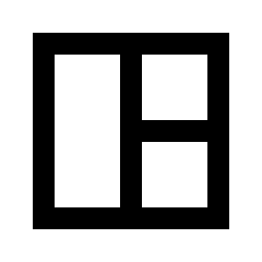 Layout Window 16 Icon from Sharp Line - Streamline Material Set