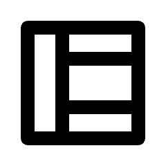 Layout Window 19 Icon from Outlined Line - Streamline Material Set