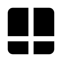 Layout Window 20 Fill Icon from Rounded Fill - Streamline Material Set