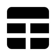 Layout Window 5 Fill Icon from Rounded Fill - Streamline Material Set