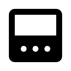 Layout Window Bottom Bar Fill Icon from Rounded Fill - Streamline Material Set